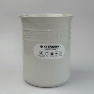 Le Creuset Stoneware Signature Utensil Crock 1L / 6" White BRAND NEW